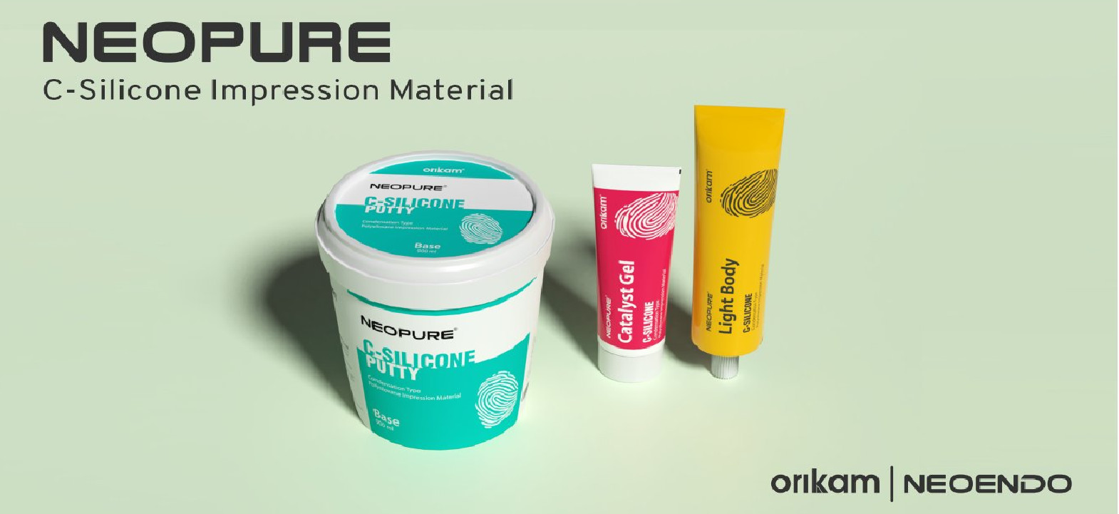 Orikam Neopure C-Silicone Rubber Based Impression Material Starter Kit Zeta Plus