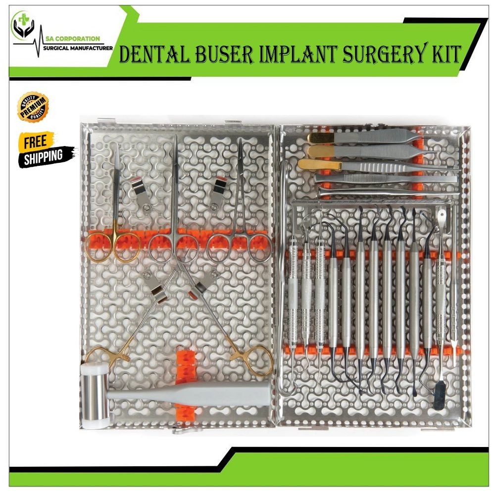Hu-Friedy Buser Implant Surgery Kit | Professional Dental Implant Instrument Set