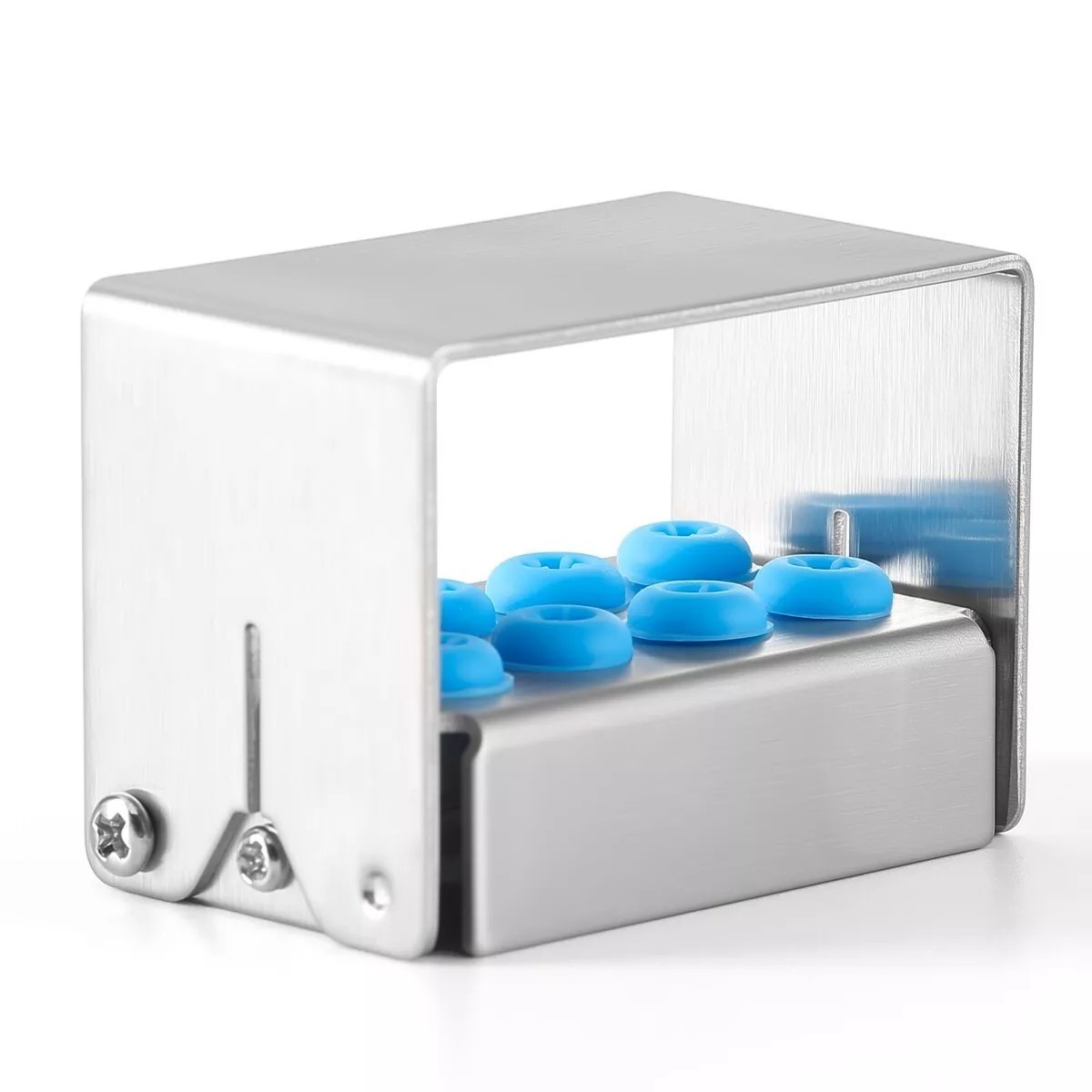 6/8/12/30 Holes Dental Implant Drills Bur Holder Disinfection Box Block