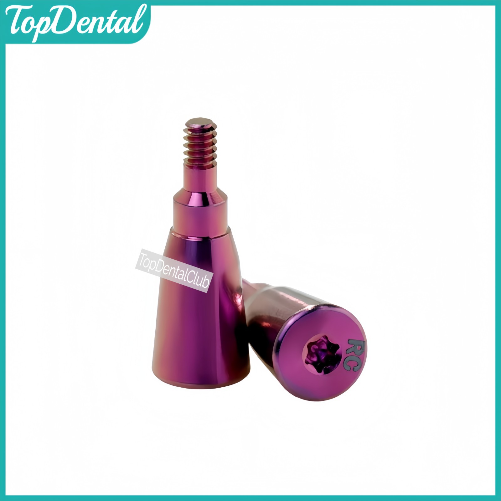 Dental Healing Cap RC 4.5/5/6.0 Screw Drivers Fit Straumann ITI Driver Purple