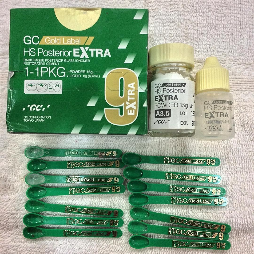 GC Fuji IX 9 EXTRA Gold Label GP Radiopaque Posterior Glass Ionomer Material
