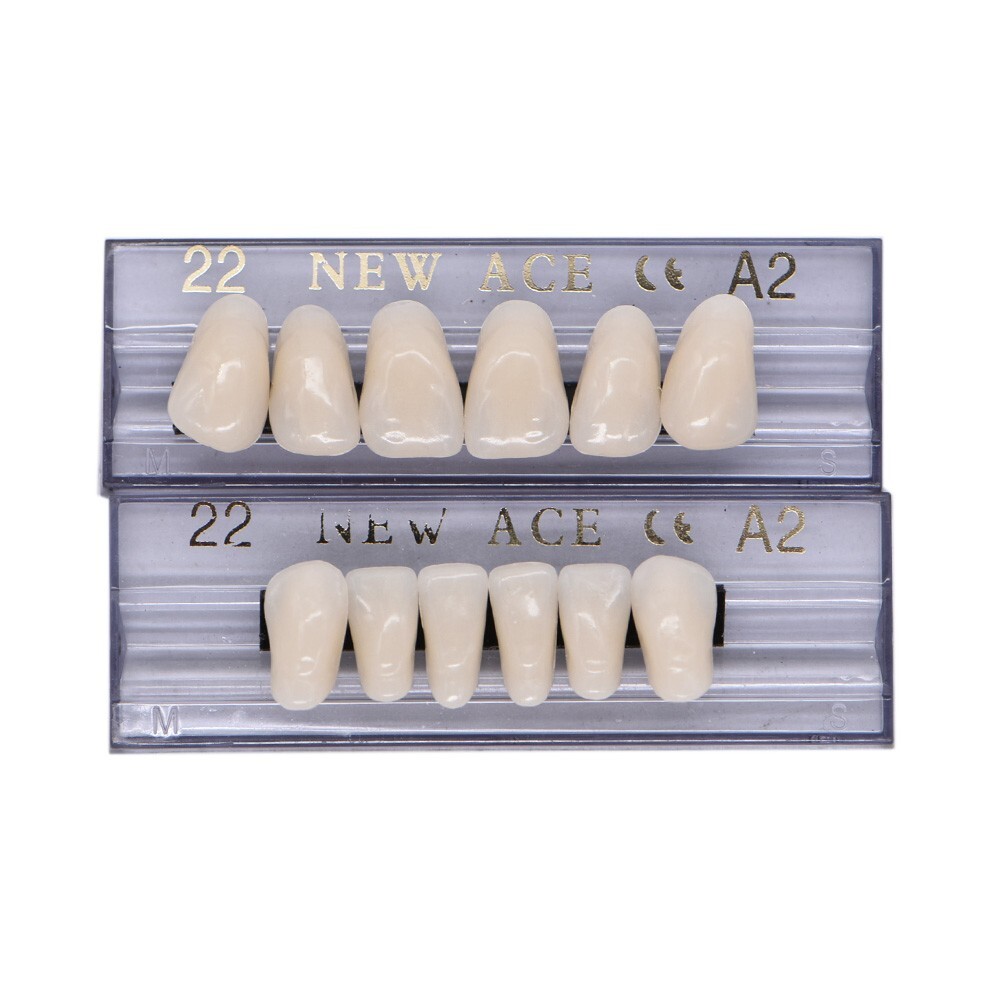 1/3/5Box 22#A2 Dental Acrylic Resin Denture Full Set Teeth Upper Lower Shade US