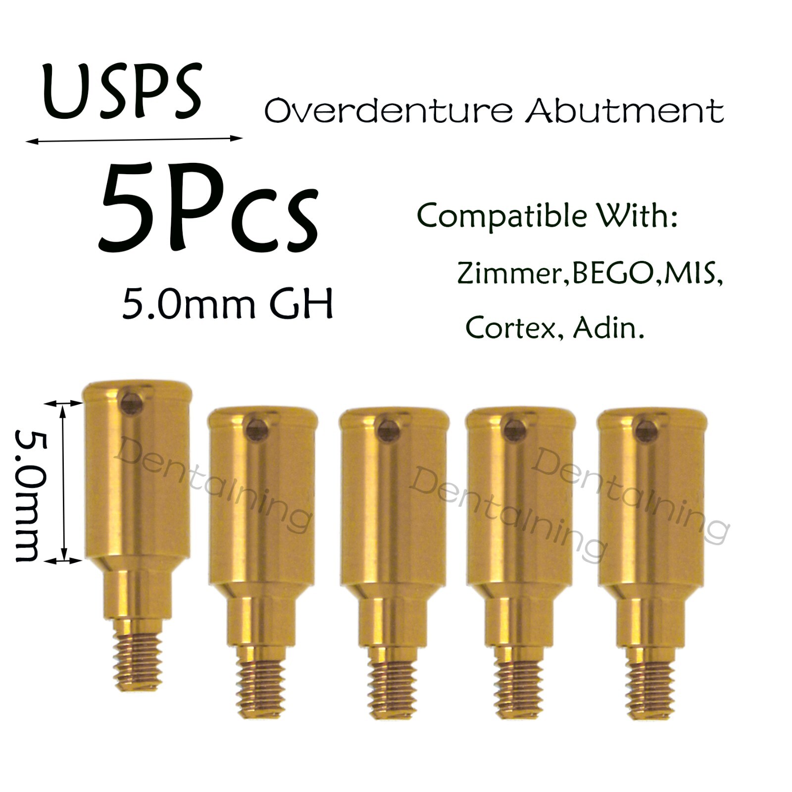US Zimmer Mis Adin Bego Cortex Implant Locator Abutments For 1-5mm