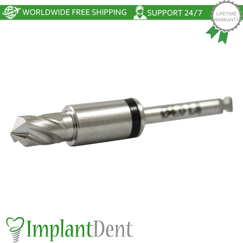 1 Straight Drill Integral Stopper Ø4.0, External Irrigation Dental Tool Sur gery