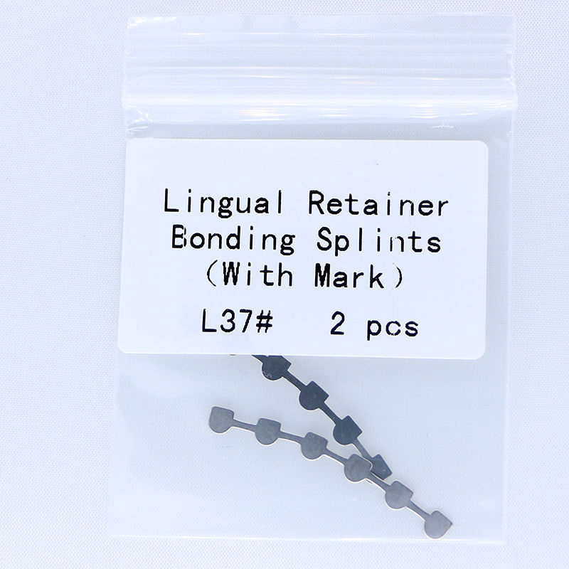 10 Packs Dental Orthodontic Lingual Retainer Bonding Splints with Mark L29#-U47#