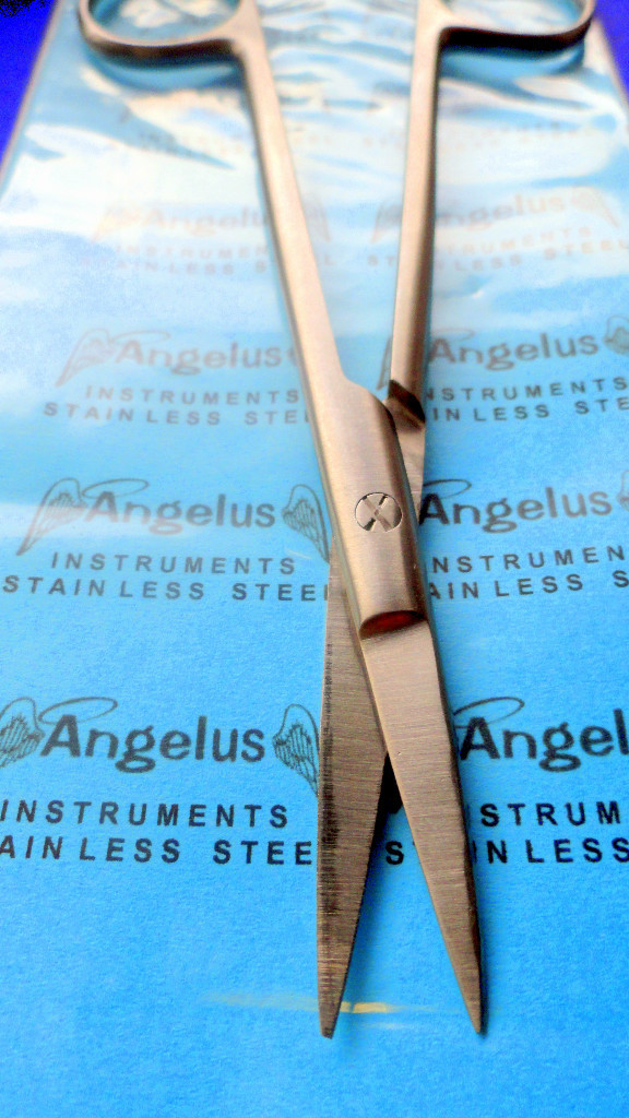 Medical Dental Scissor IRIS STRAIGHT 4 1/2″ / 11.5 Cm ANGELUS