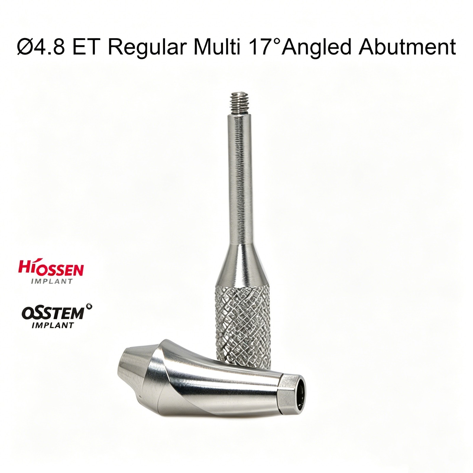 Dental Ti Multi unit Angled abutment MU 17° Hex fits Hiossen Osstem Mini/Regular