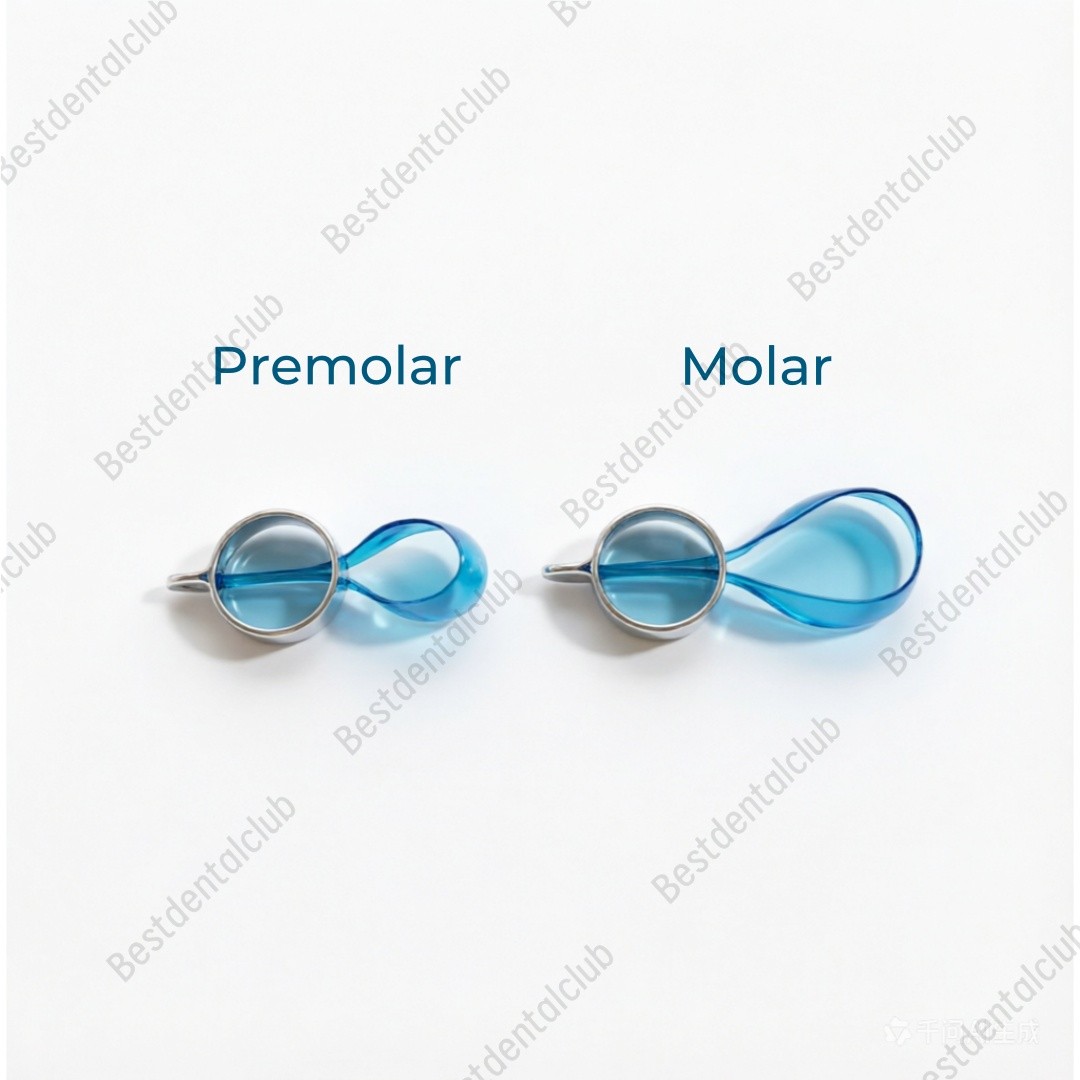 Dental Blue Posterior Matrices Ring Molar Premoar Matrice Strips M12 1.0 USA