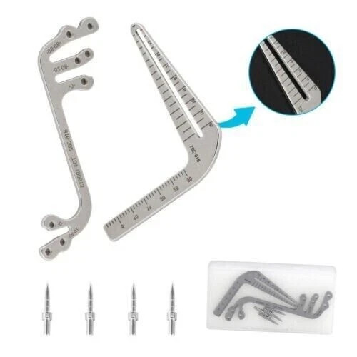 Dental implant Surgical Drill guide Locator Instruments set tooth Measuring rule