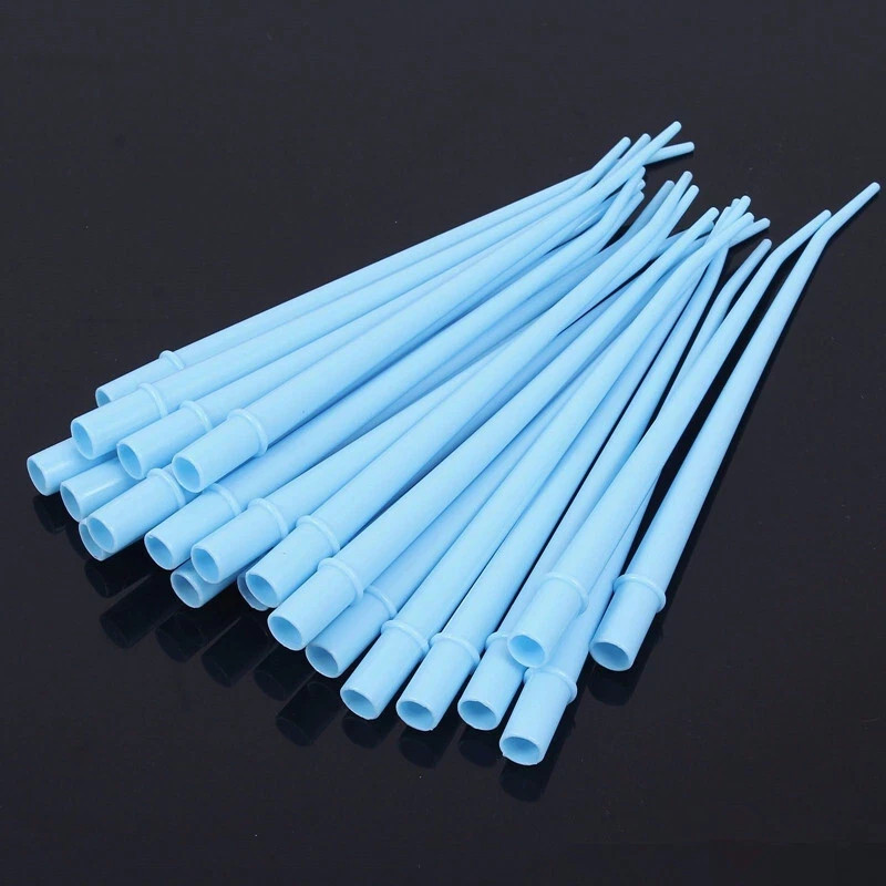 25Pcs/Pack Dental Standard Surgical Aspirator Suction Tips Tube 1/4 1/8 1/16 Opt