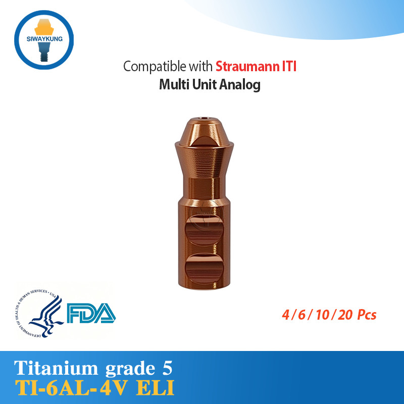 Dental Multi unit Analog replica compatible with Straumann ITI RC/NC 4.6