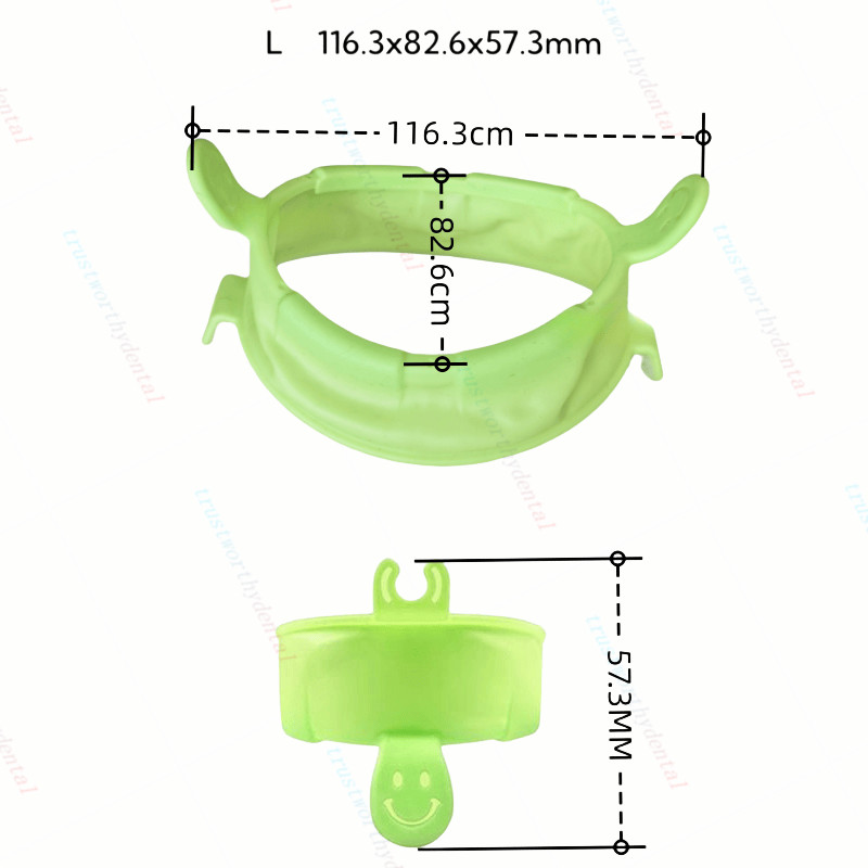 Orthodontic Mouth Opener Buccal Mouth Reaming Internal Support Smile Face S/M/L