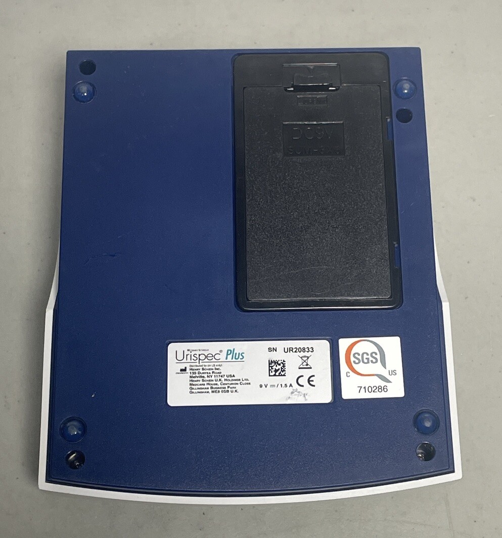 Henry Schein Urispec Plus Urinalysis Analyzer w/Power Supply-FOR PARTS OR REPAIR