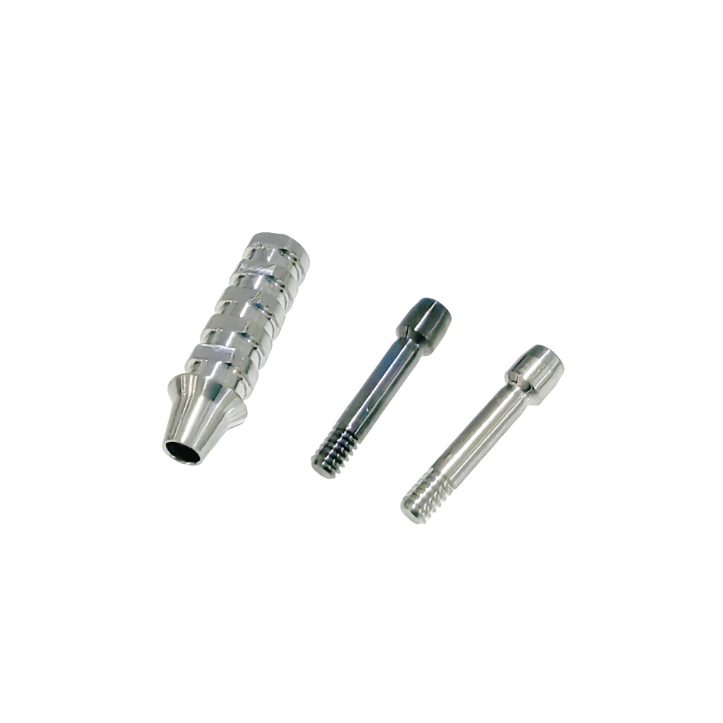 Dental Non-Hex ET Temporary Abutment Mini Regular Ti Screws EbonyGold Osstem 4.0