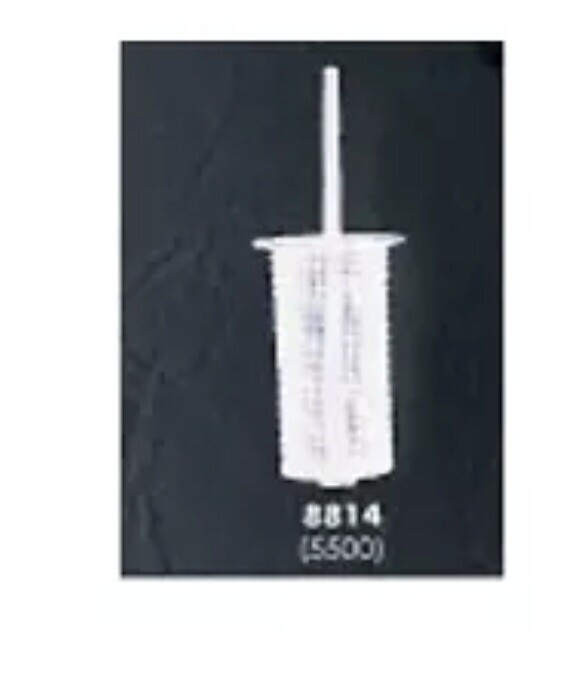 Plasdent 8814-3 Screen-4-Vac Disposable Evacuation Traps 5500 1 1/4″ Clear 135Pk