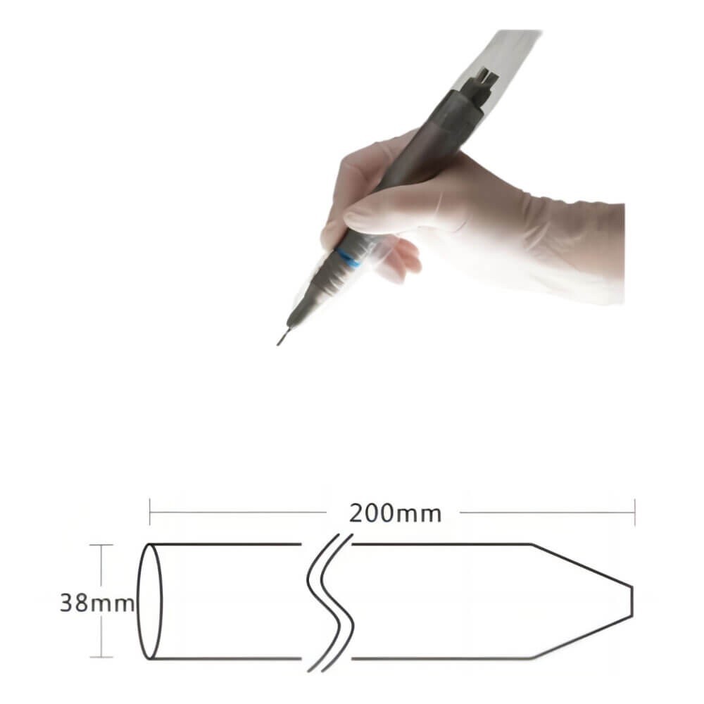 1 Box Dental Instrument Slow Speed Handpiece Sleeve 2.8×20cm 500pcs/Box