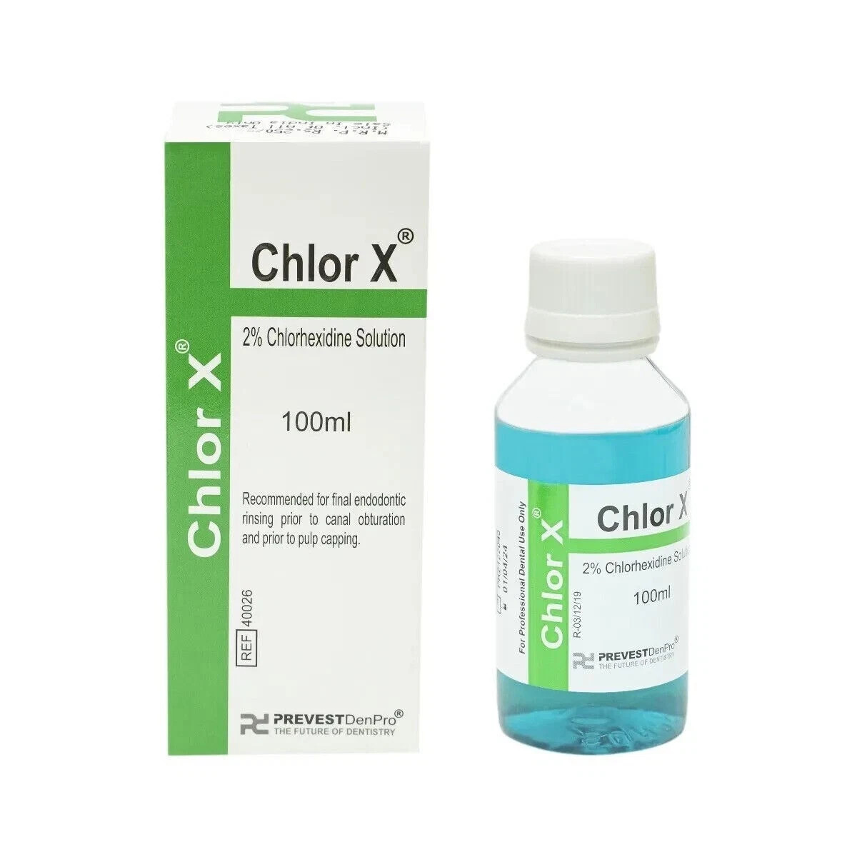 PACK OF 1 Prevest Dental Prevest Chlor X 2% chlorhexidine solution -100ml Bottle