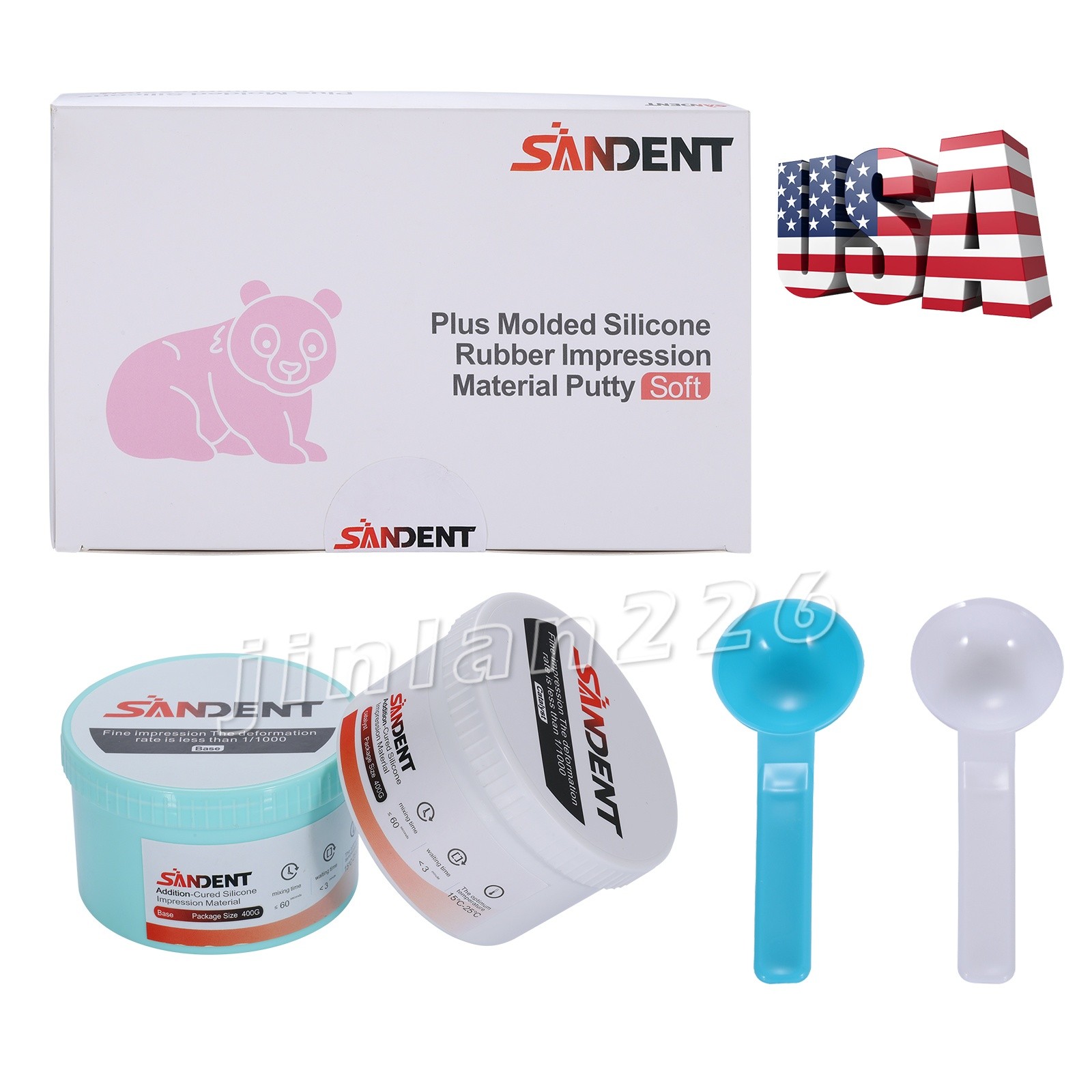 VPS Putty Kit, Fast Set, Base & Catalyst – 2 x 400g