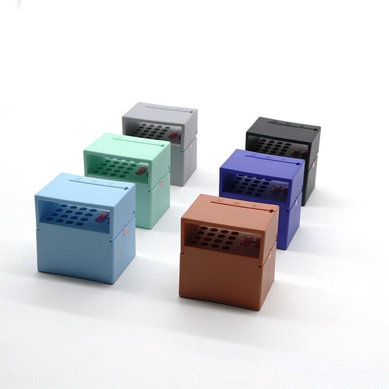 Dental 20 Holes Endo Files Holder Memory Autoclavable Endodontic Ruler Organizer