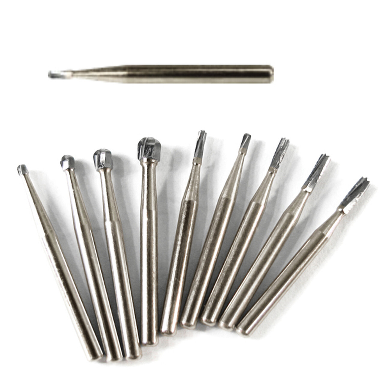 Beaver Dental Midwest Carbide Burs FG #556, 557, 330, 56 (SHORT SHANK) PEDO USA