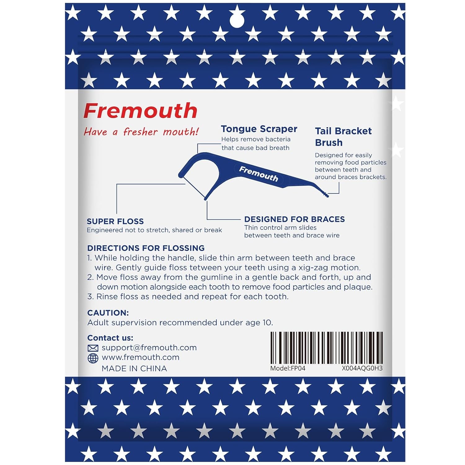3-in-1 Braces Flossers – Orthodontic Dental Floss Picks, 100 Count (Pack of…