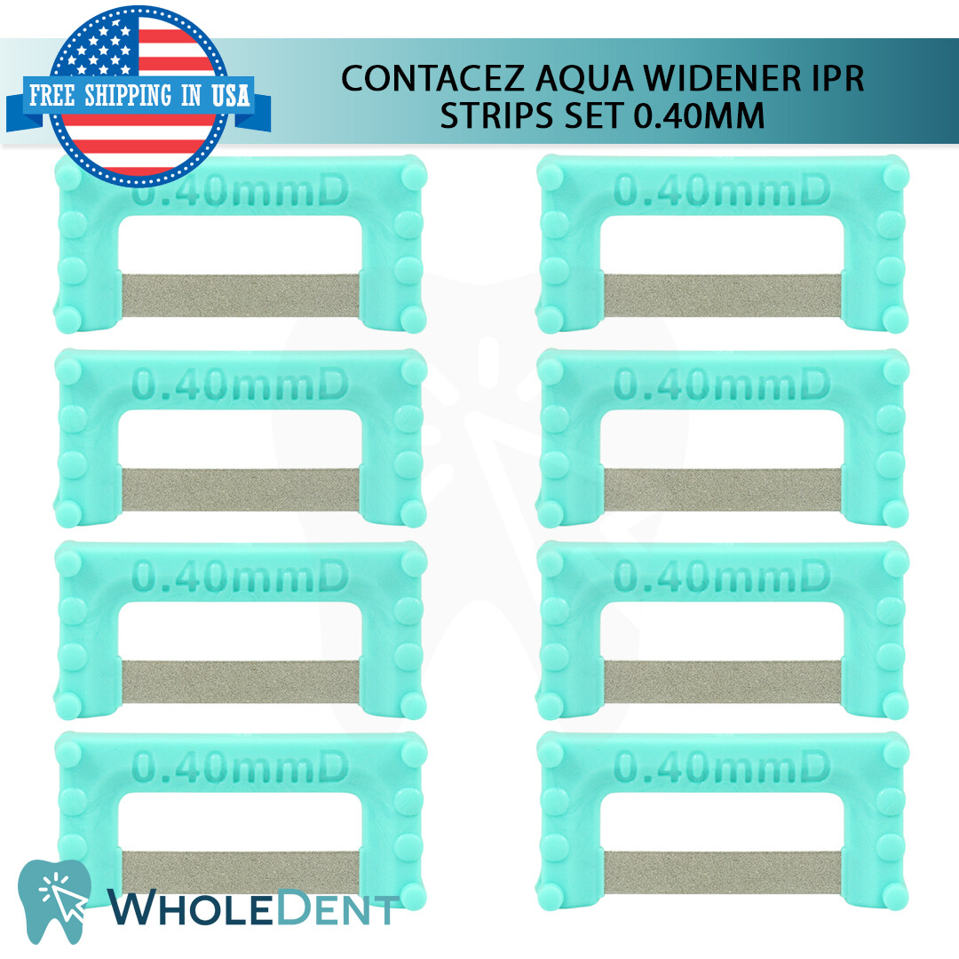 ContacEZ Aqua Widener IPR Plus 8 Strips Orthodontic Interproximal Reduction