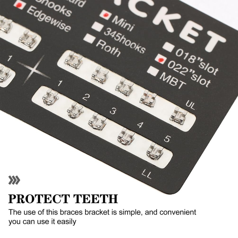 40Pcs Brackets Orthodontic Stainless Steel Holder As Shown