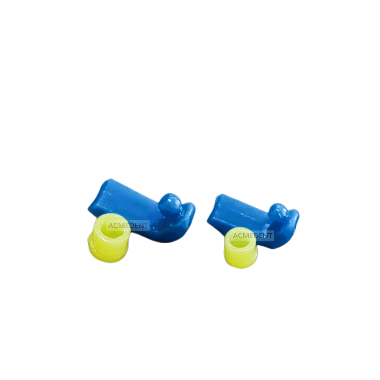 Dental Overdenture Castable Ball Attachment Unilateral Pre-Sectioned Beveled Cap