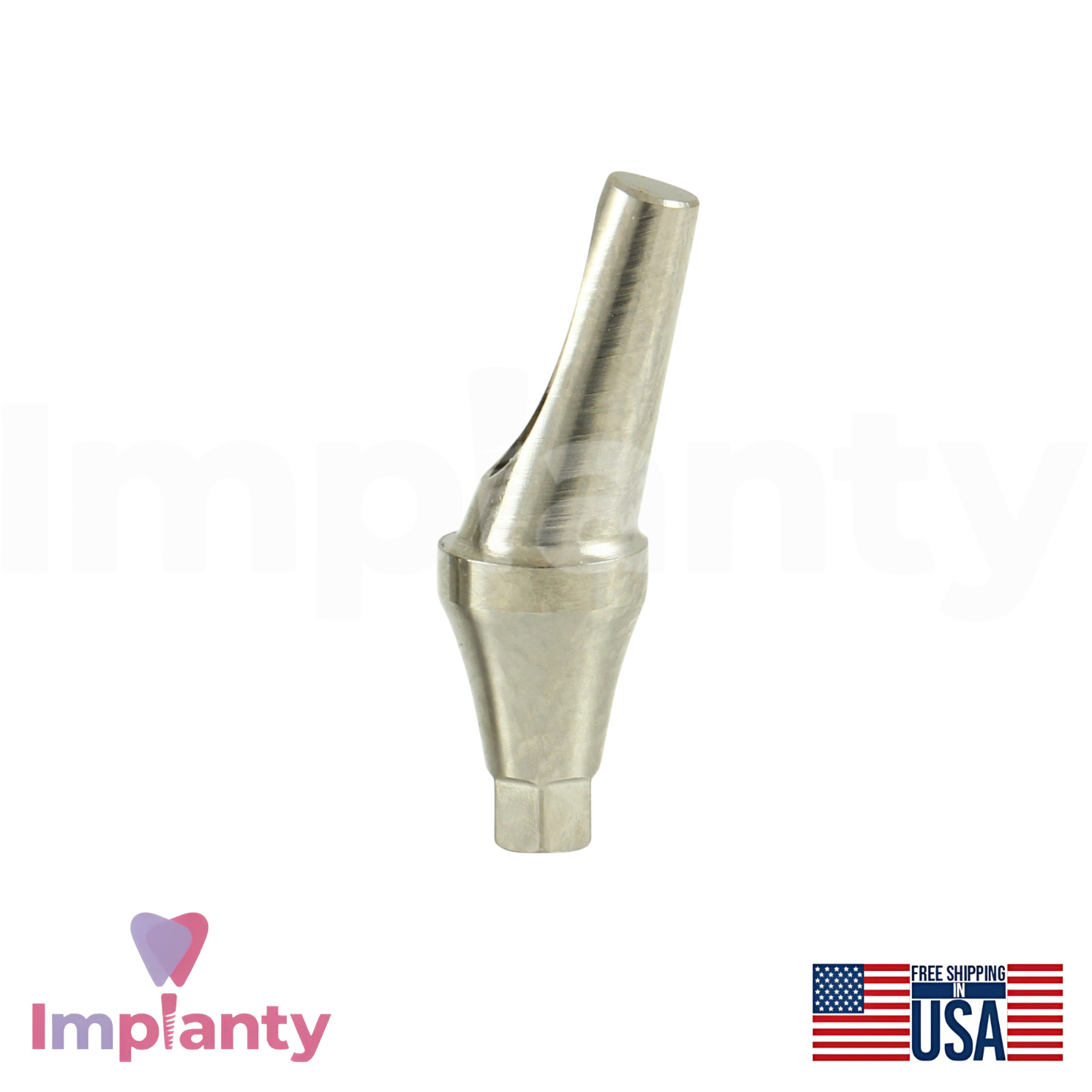 0sstemTS Compatible Mini Platform Angled Anatomic Dental Prosthetic 17°