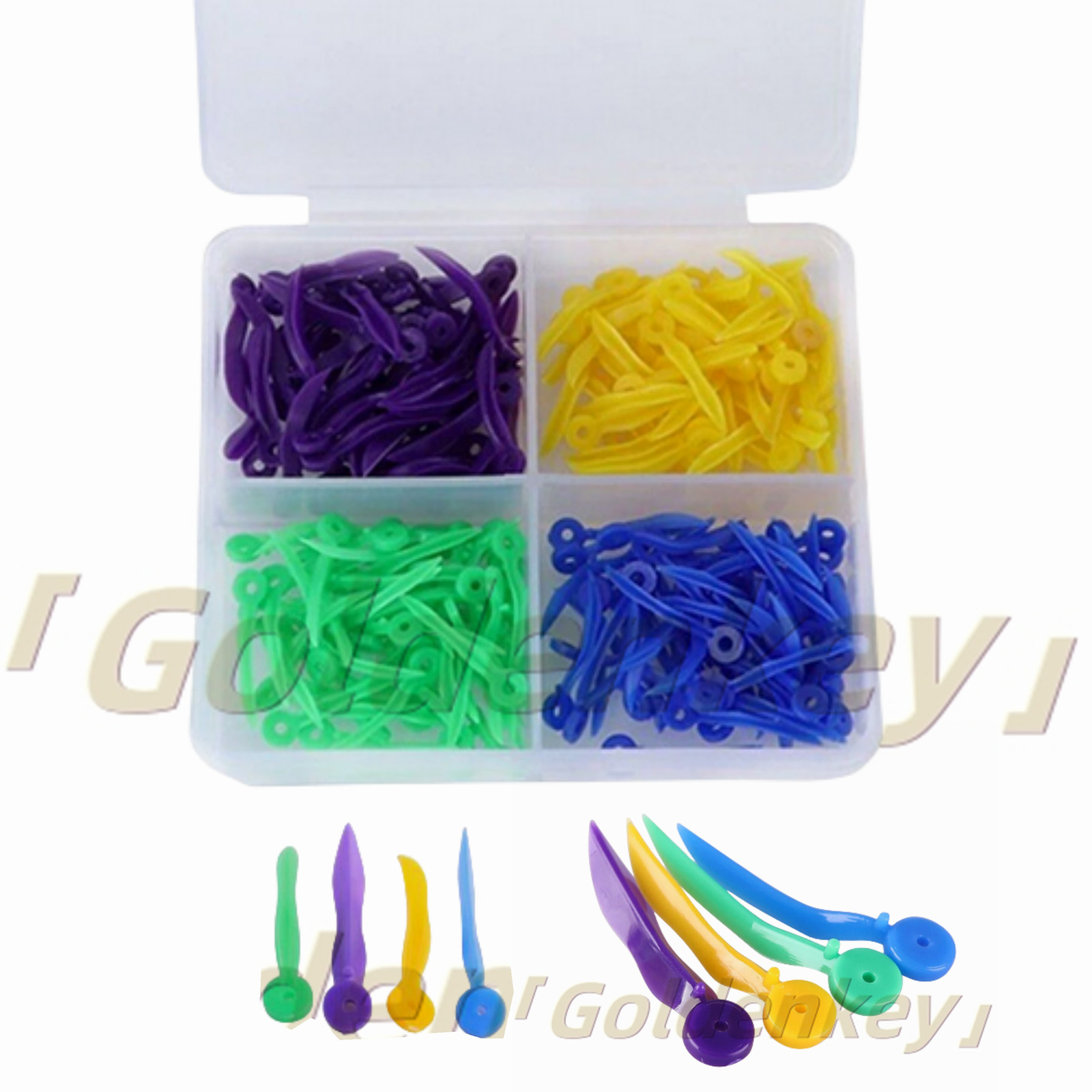 200x/Box Disposable Dental Wedges Tooth Gap Wedge with End Circular Hole Plastic