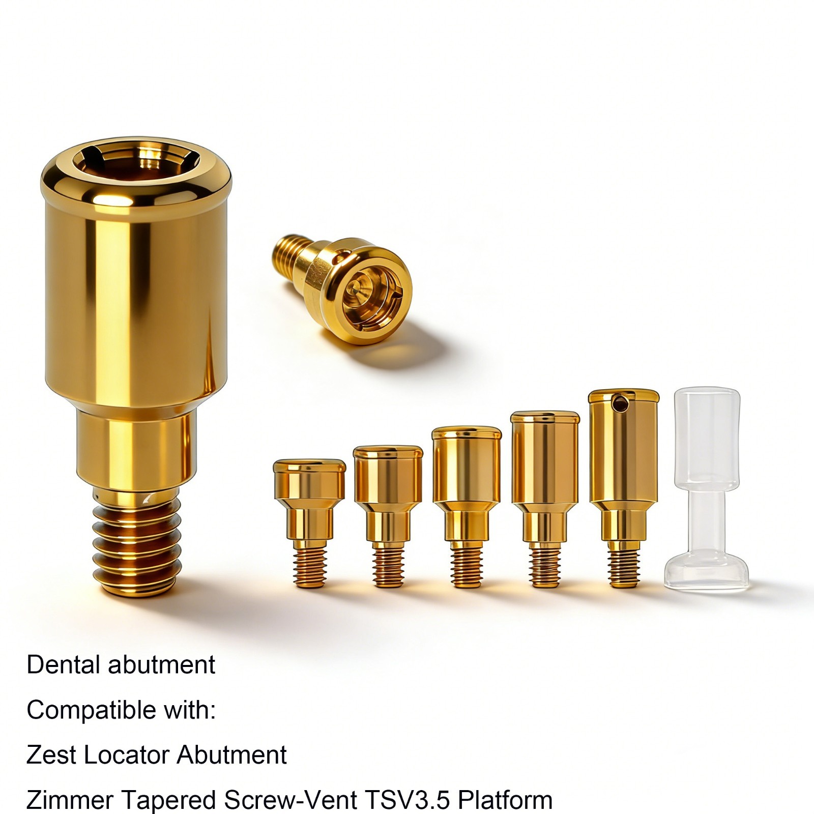 US Nobel Hiossen Zimmer titanium Overdenture Anchor Fit Zest Locator Abutment