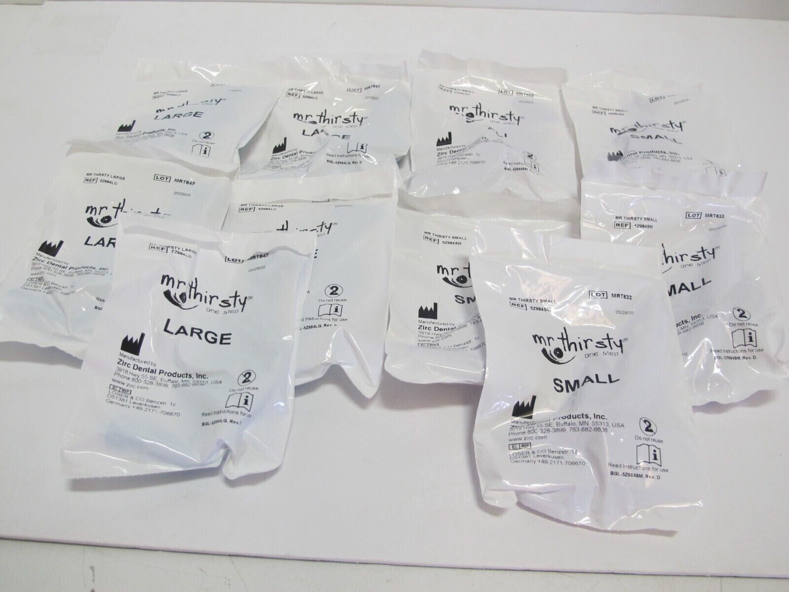 10 Pack of One Step Hands Free Isolation Device Mr Thirsty By Zirc (Free Ship)