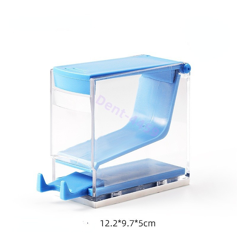 Dental Cotton Roll Dispenser Holder Case Press Type Hygienic Divider Box