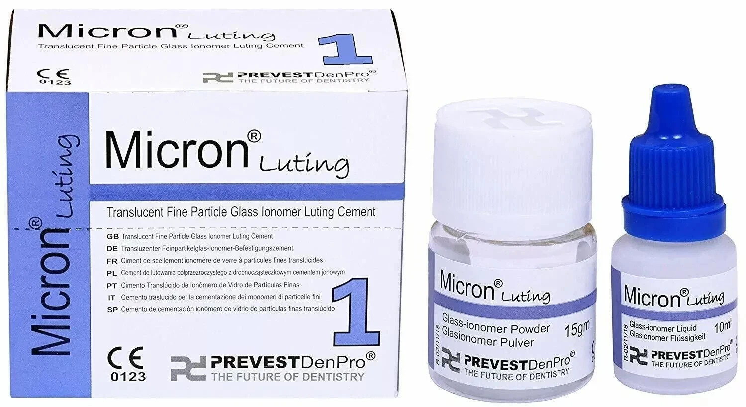 Prevest Denpro MICRON I Luting Permanant Glass Ionomer Dental Cement