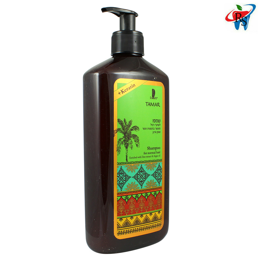 Schwartz Date Extract Argan Oil Shampoo For Normal Hair Keratin Hypoallergenic