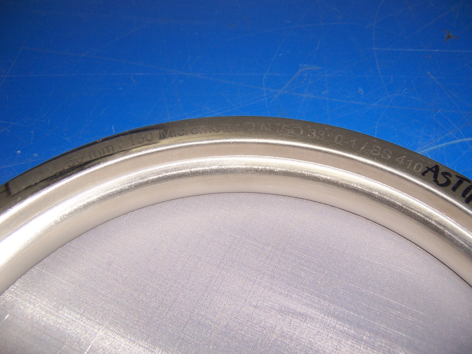 14409 Haver & Boecker 150 micron Test Sieve for Alpine-Air jet 203x28mm SS metal