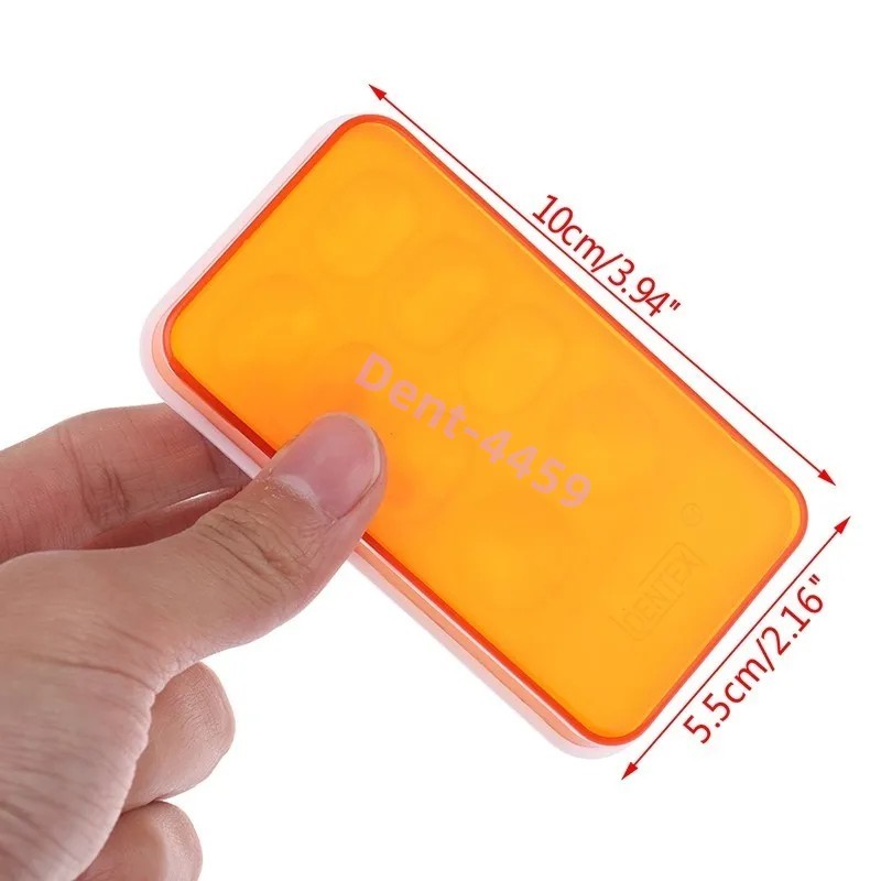 4/8Hole Dental Mixing Well Adhesive Bonding Storage Tray with Light Blocking Lid