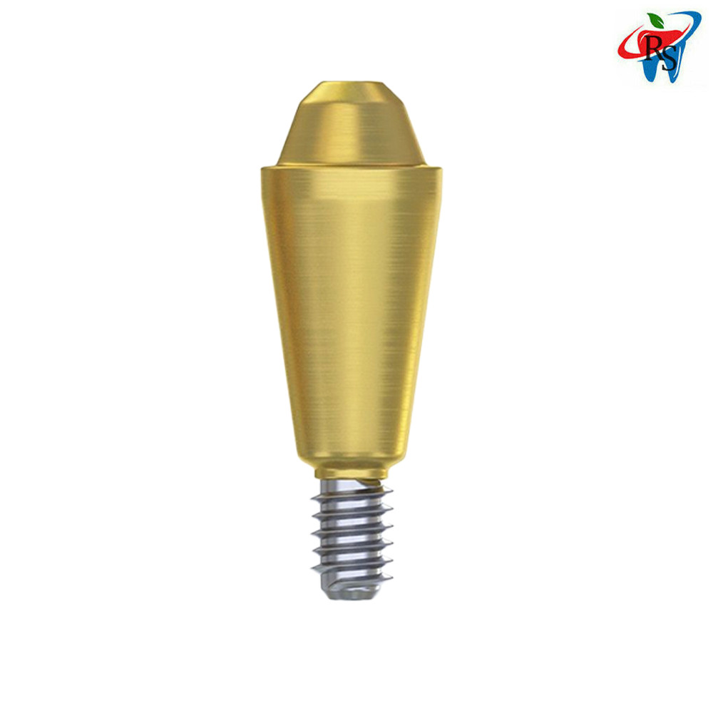 10x Set Prosthetic Straight Multi Unit 1.6 RP Conical 2.65 + Plastic Sleeve