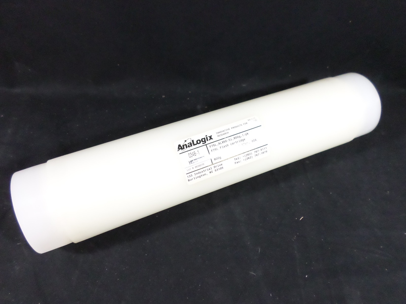 ANALOGIX 800g 30cm F75L ALX60-Si Silica Flash Chromatography Cartridge 0348-1