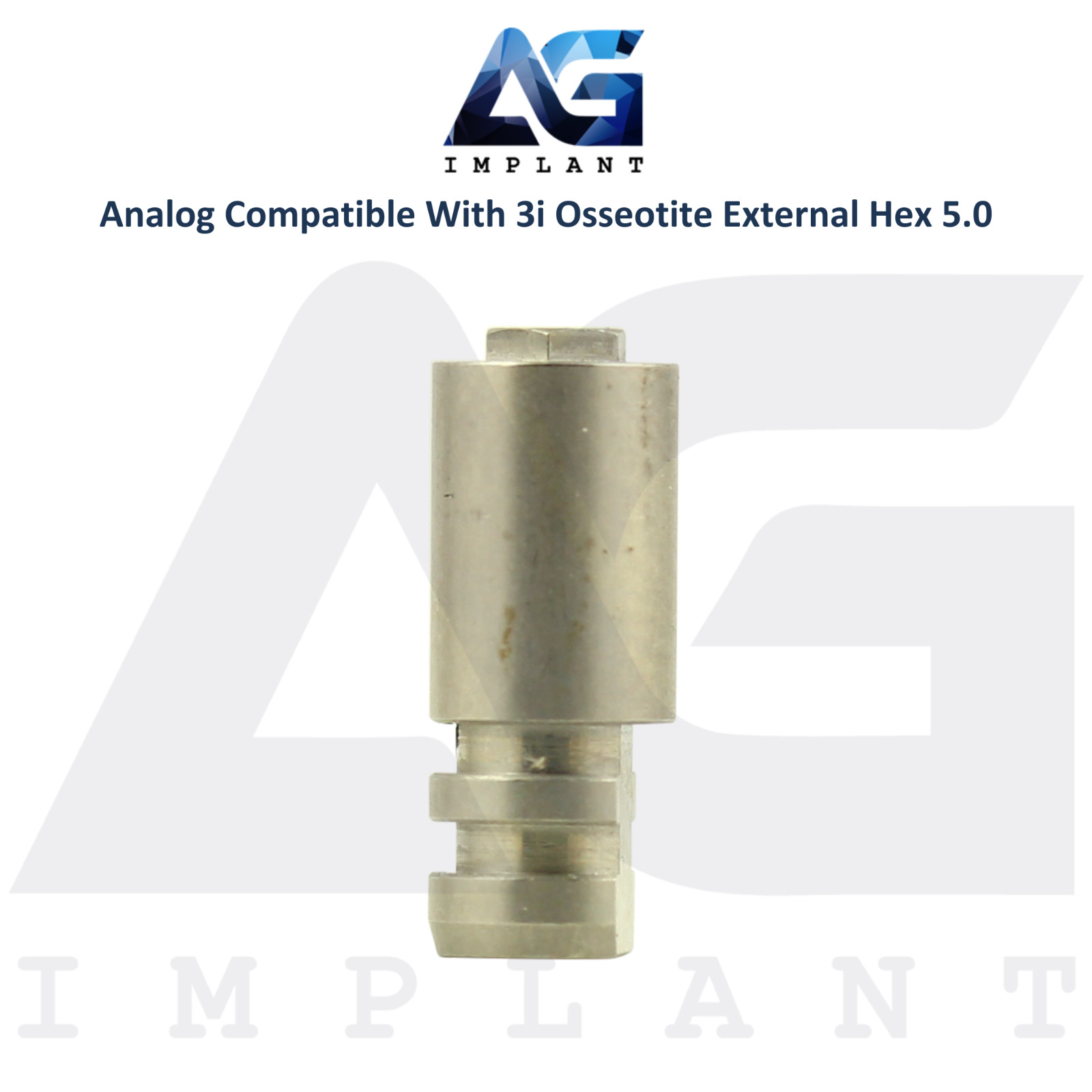 5 Fixture Analog Compatible with 3i Osseotite® External Hex Ø5.0mm Dental Lab