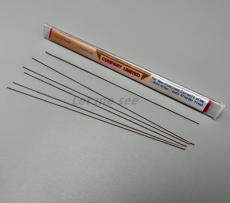 Dental Lab Solder NiCr High Temperature Welding Rod Ceramic Soldering Material