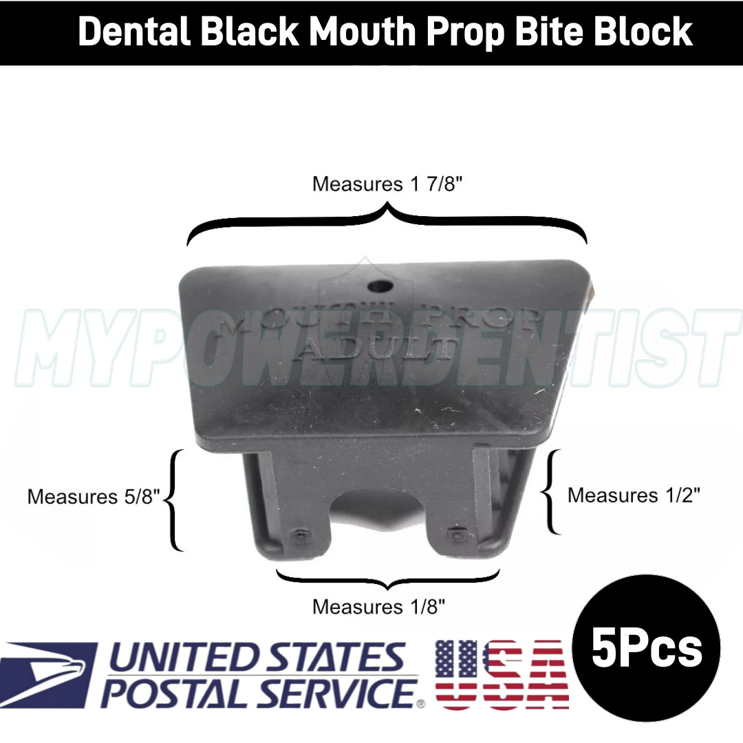 5Pcs Dental Mouth Props Autoclavable Adult-Large Silicone Bite Block Latex Free