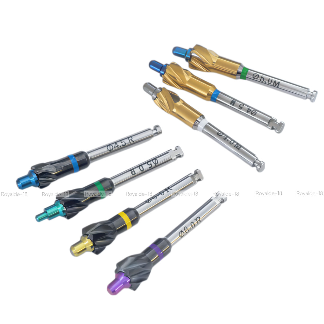 New Dental Profiler Grinding Bur Instrument Bur Peanut Drill ∅4.5 7pcs/kit