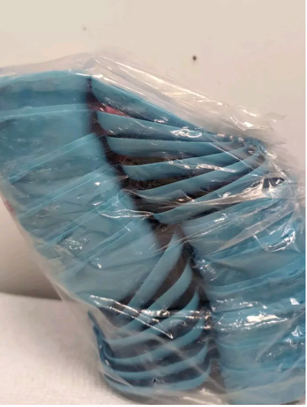 6 Packs Of Deep Retainer Box Neon Blue- 12/Pack