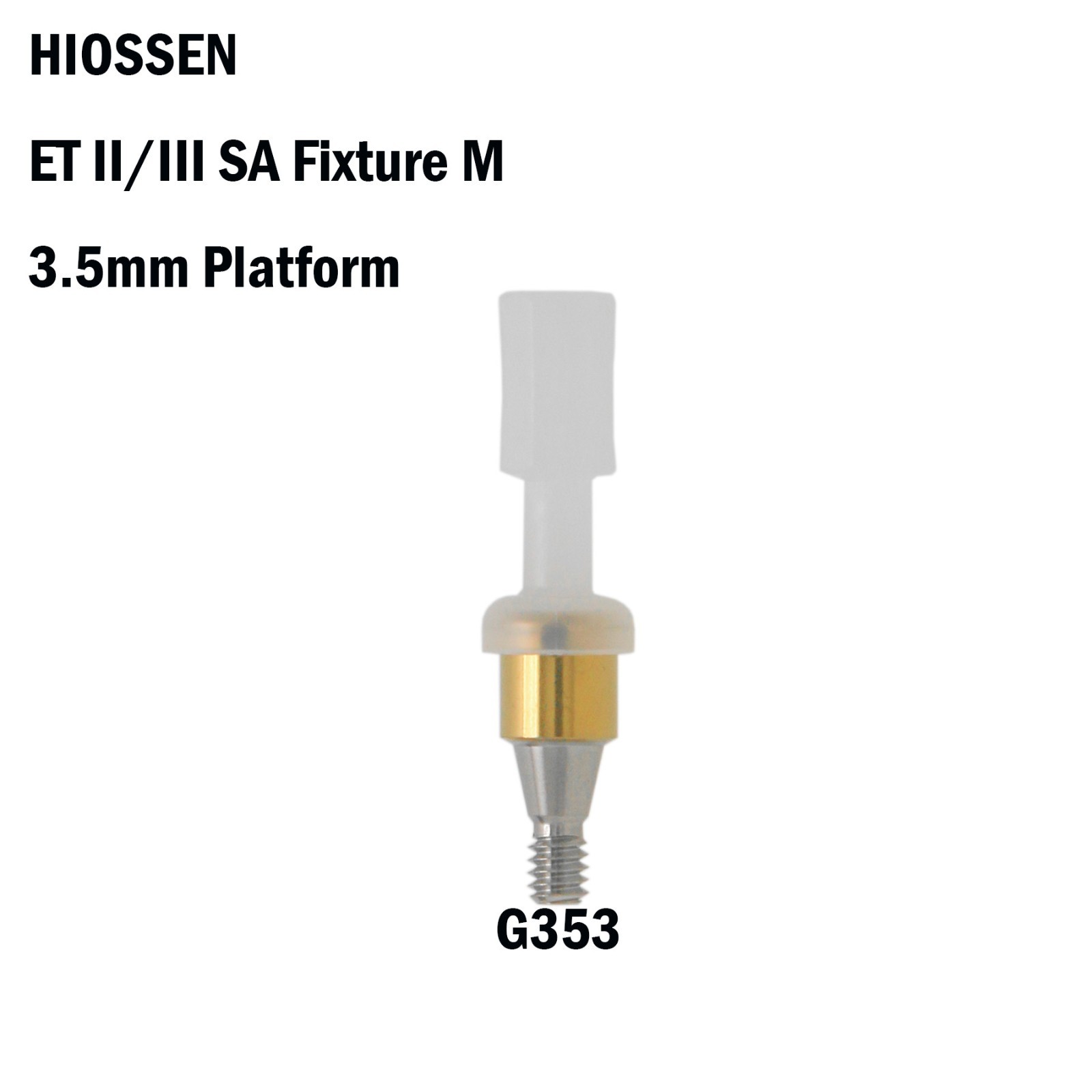 US Hiossen ET III SA Mini Overdenture Locator Abutment & Male Cap Inserts Tools