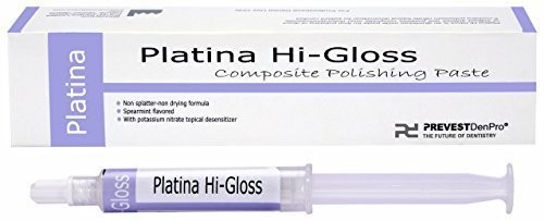 Dental PLATINA HI GLOSS Composite Polishing Paste for restorations & veneers 4gm