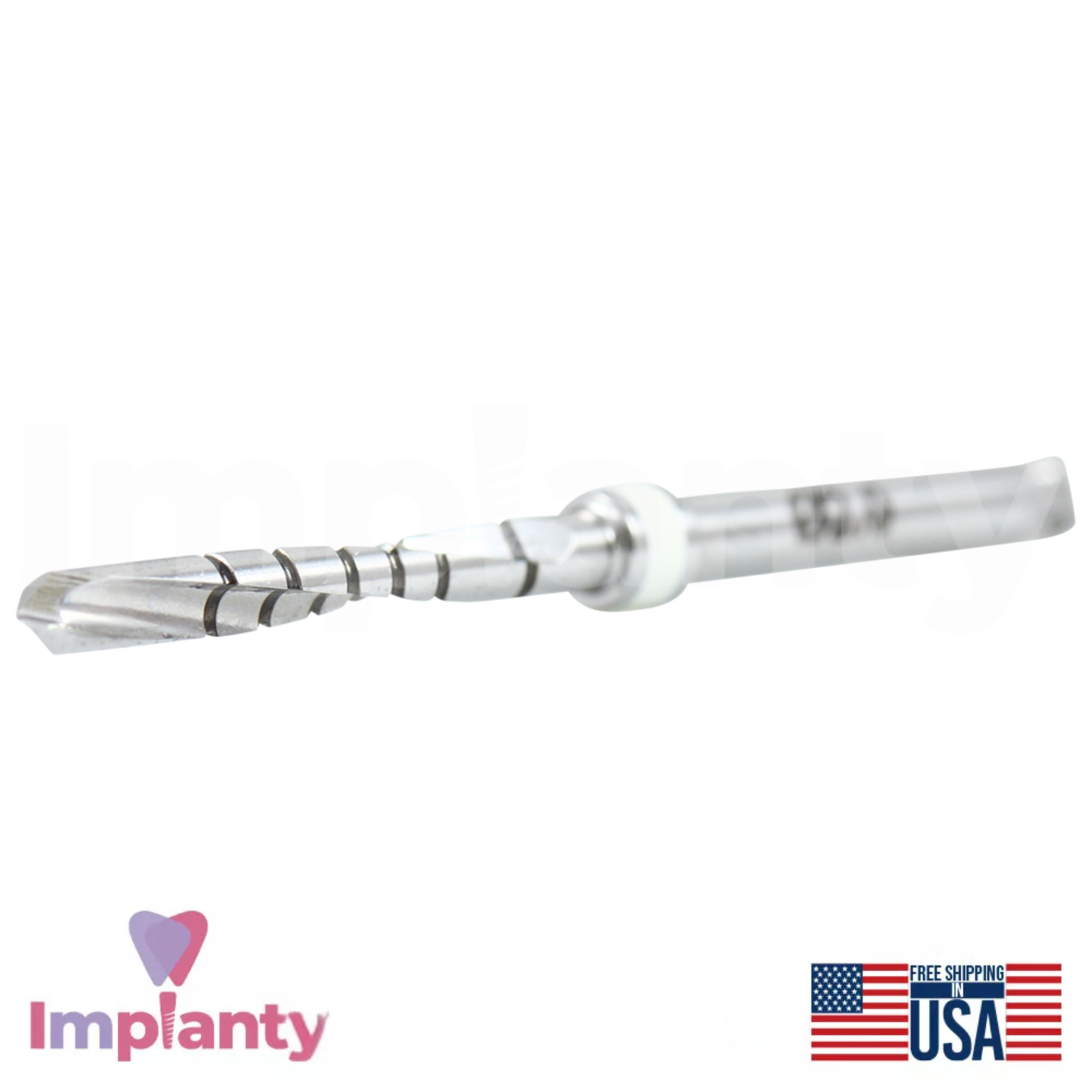 Dental Straight Standard Drills 16mm Stainless Steel External Irrigated