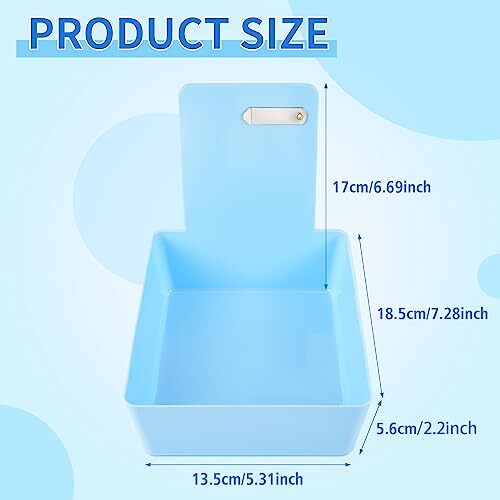 14 Pack Dental Working Lab Pan, Dental Lab Work Case, Medium Plastic Pans