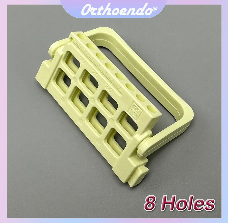 Dental 8/16 Holes Bur Endo Files Block Holder Stand Autoclave Disinfection Box