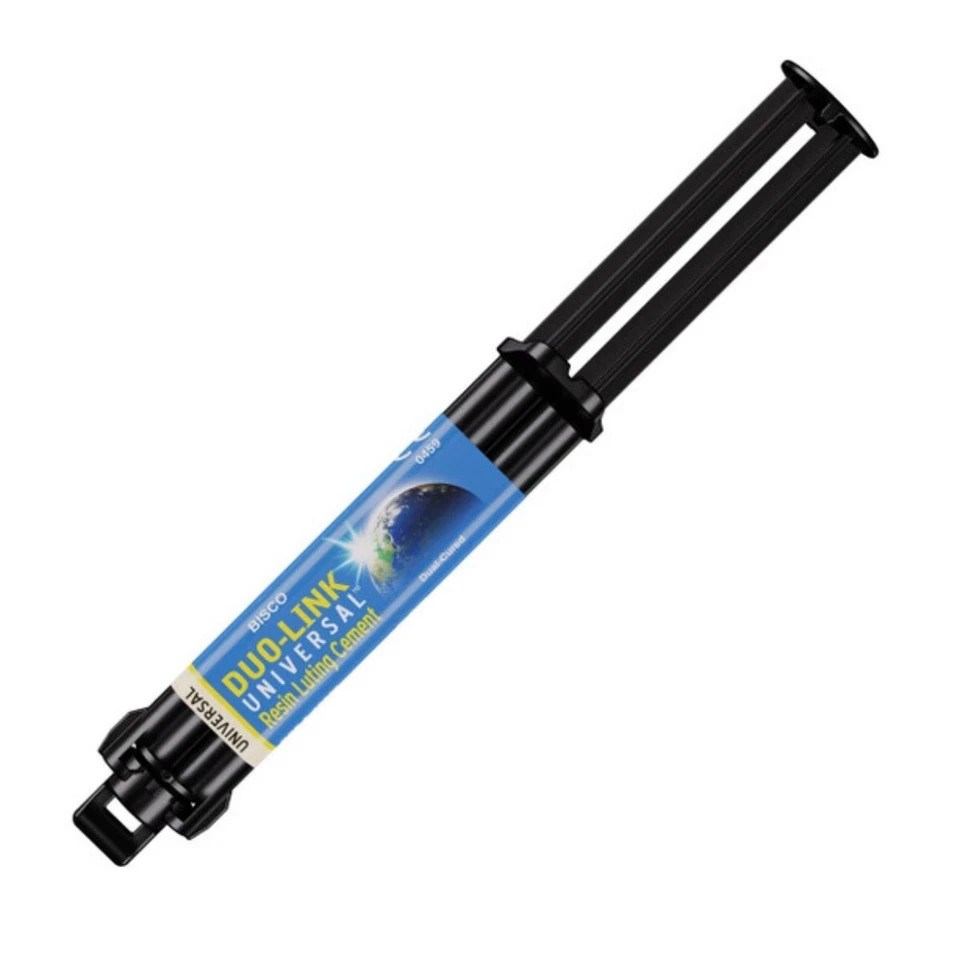 Dental DUO LINK Luting Cement 8gm SyrUNIVERSAL Dual Cured Automix Resin FREE SHI